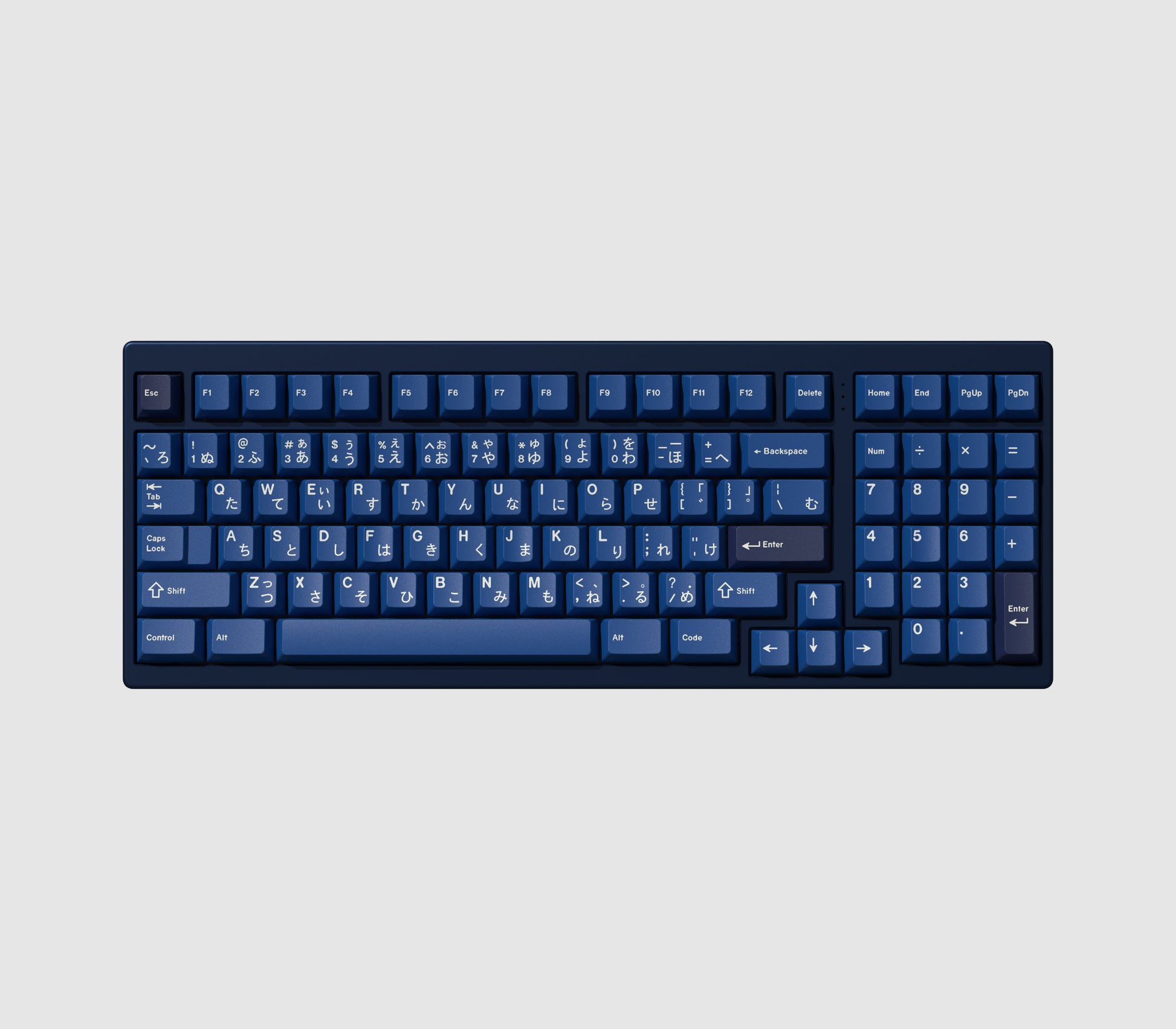 GMK Striker overview picture. 